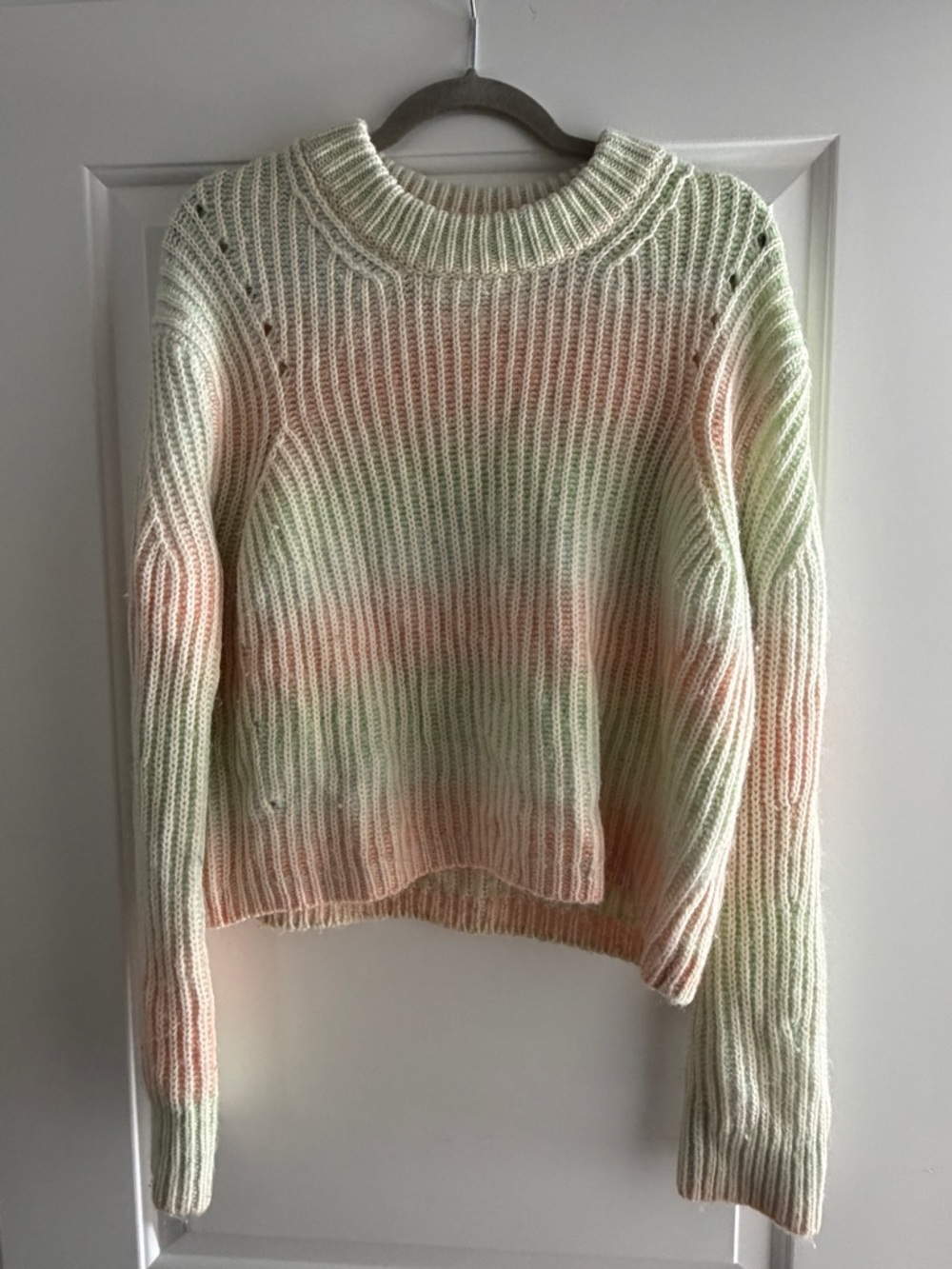 La Ligne Pastel Tie-Dye Crewneck Sweater